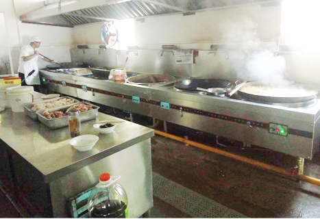 青白江人和學校食堂午夜视频免费在线观看設備現場使用圖片