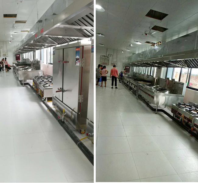 崇州市金雞小學學校食堂午夜视频免费在线观看設備采購項目現場圖片3