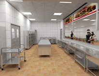 食堂午夜视频免费在线观看廚具廠家告訴你需商用午夜视频免费在线观看設計注意細節