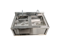 新款帶水龍頭雙星水池